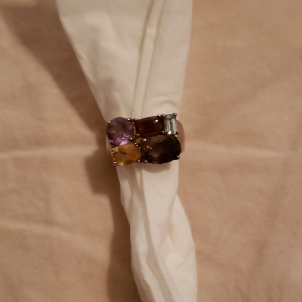 Simulated Gemstone Ring